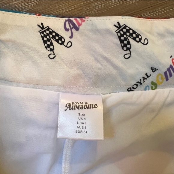 Royal & Awesome Women’s size 4 Red White Blue Plaid Golf Skort skirt - Picture 7 of 7